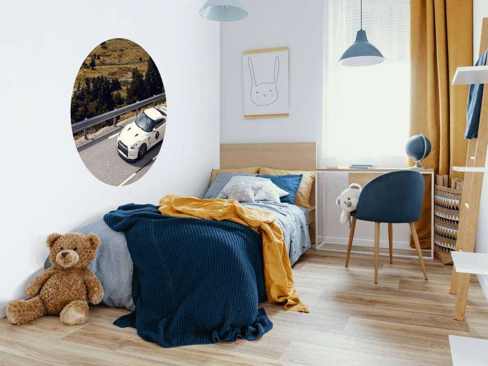 Nissan GT-R on mountain road