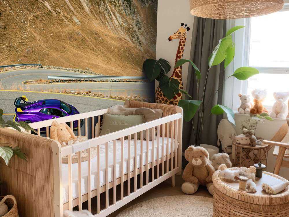 Lamborghini Huracán on mountain pass