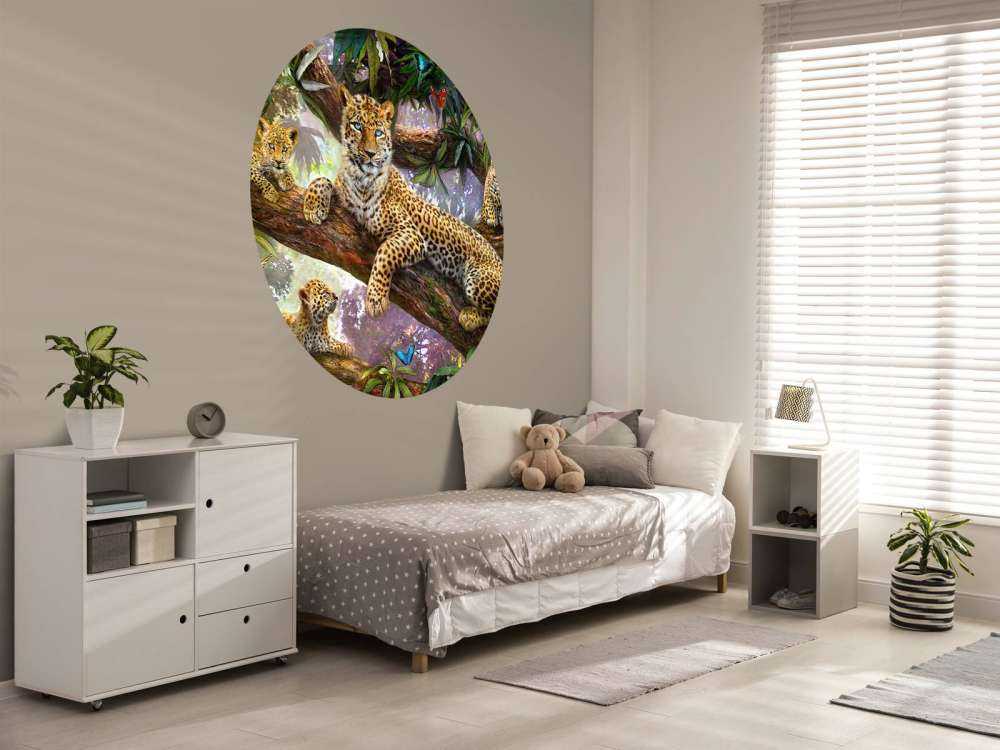 Tree Top Leopard Family