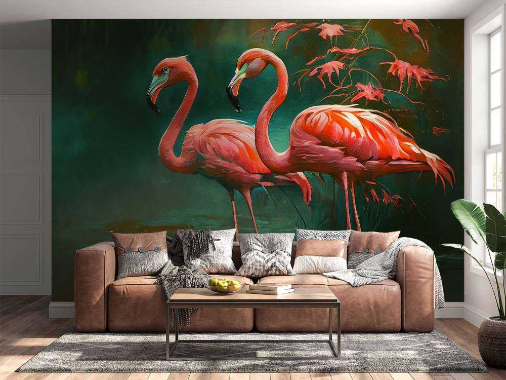 Flamingo Whispering Water