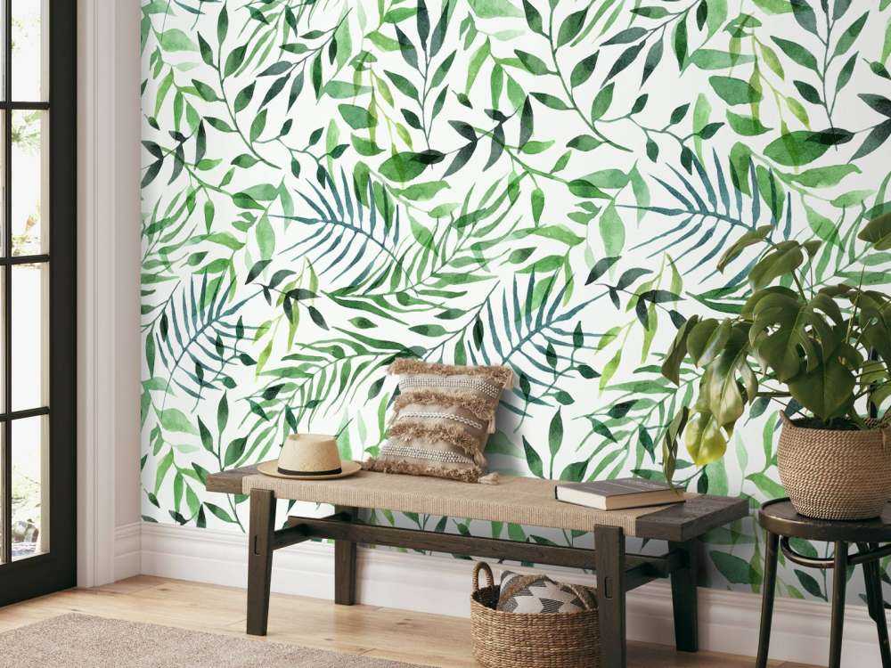 Cheerful pattern, green