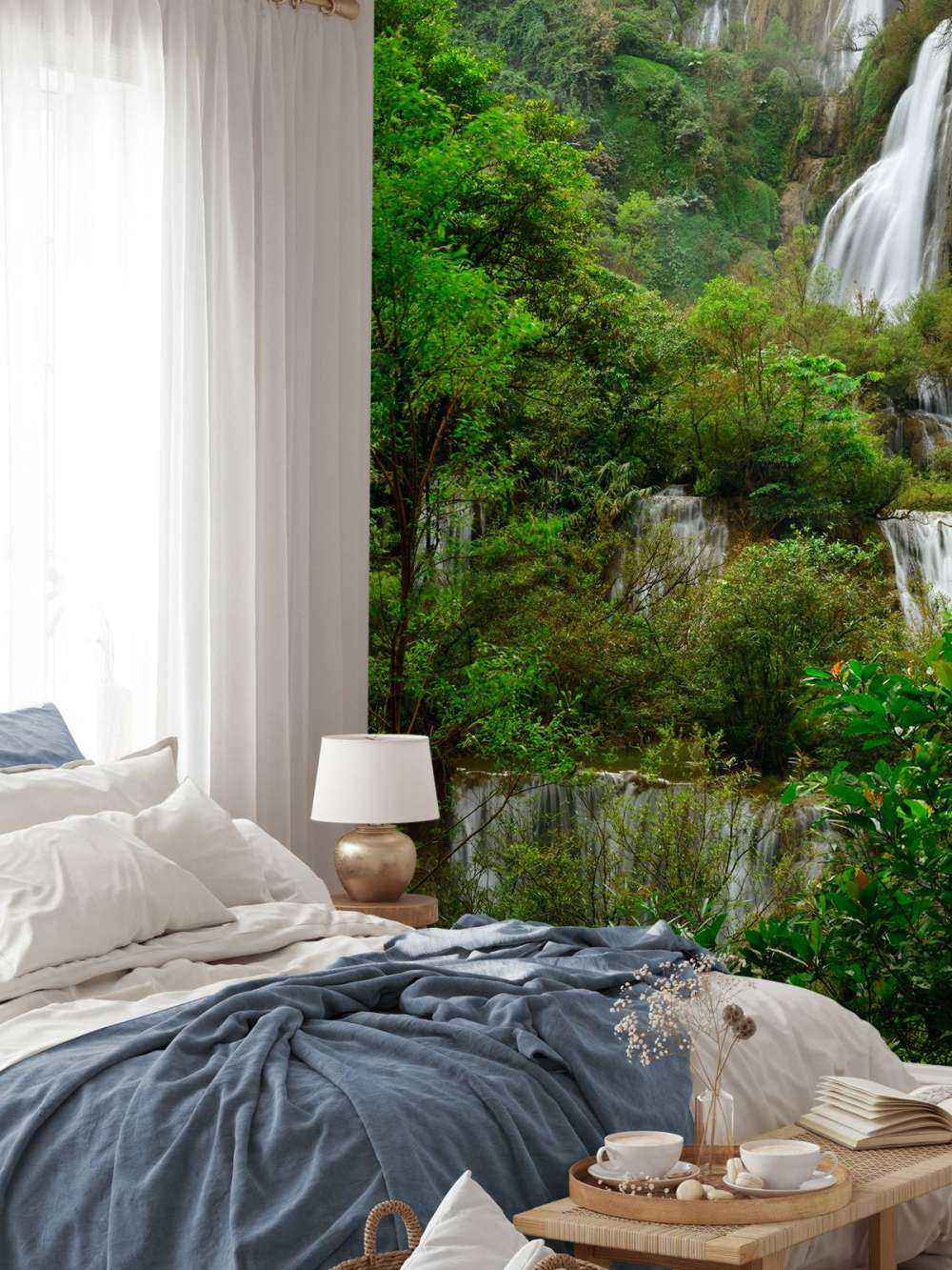 Large waterfall in Thailand