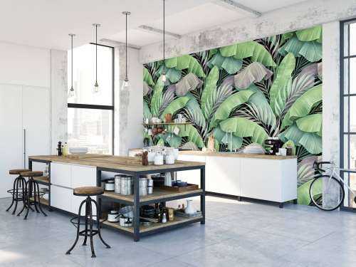 Tropical leaves