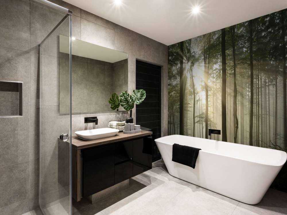 Autumn deciduous forest