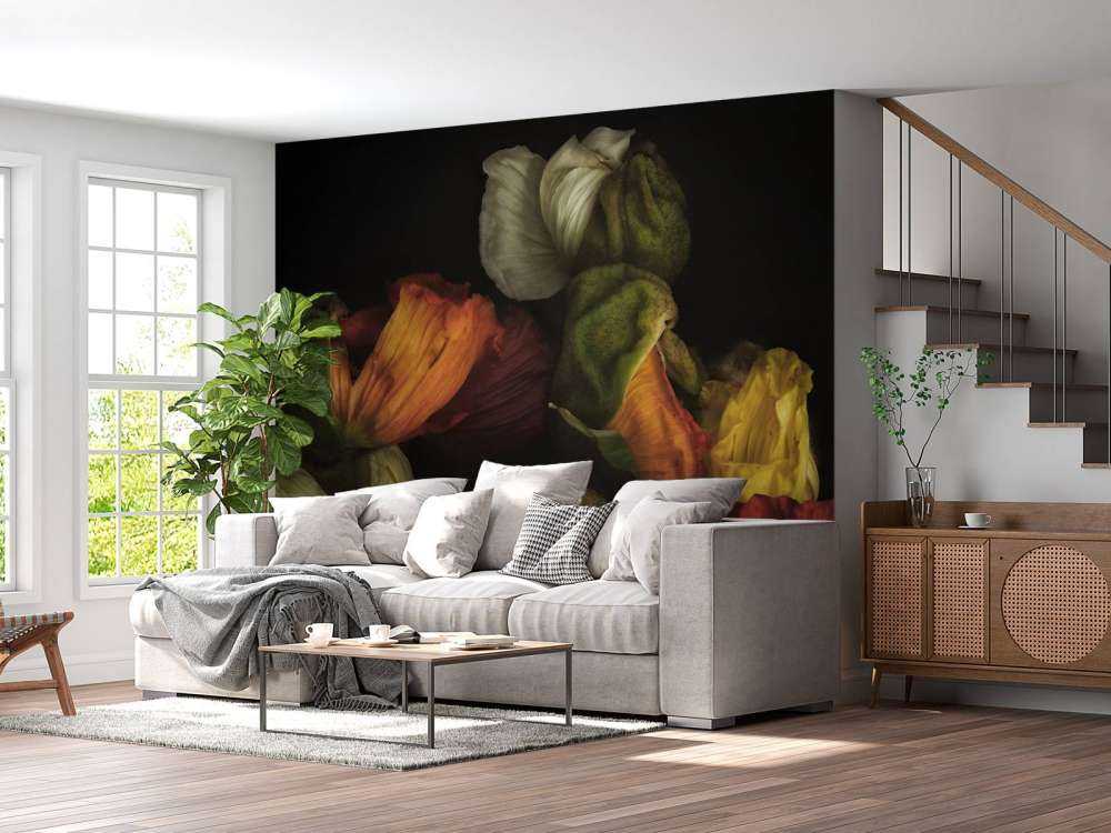 Composite budding poppies