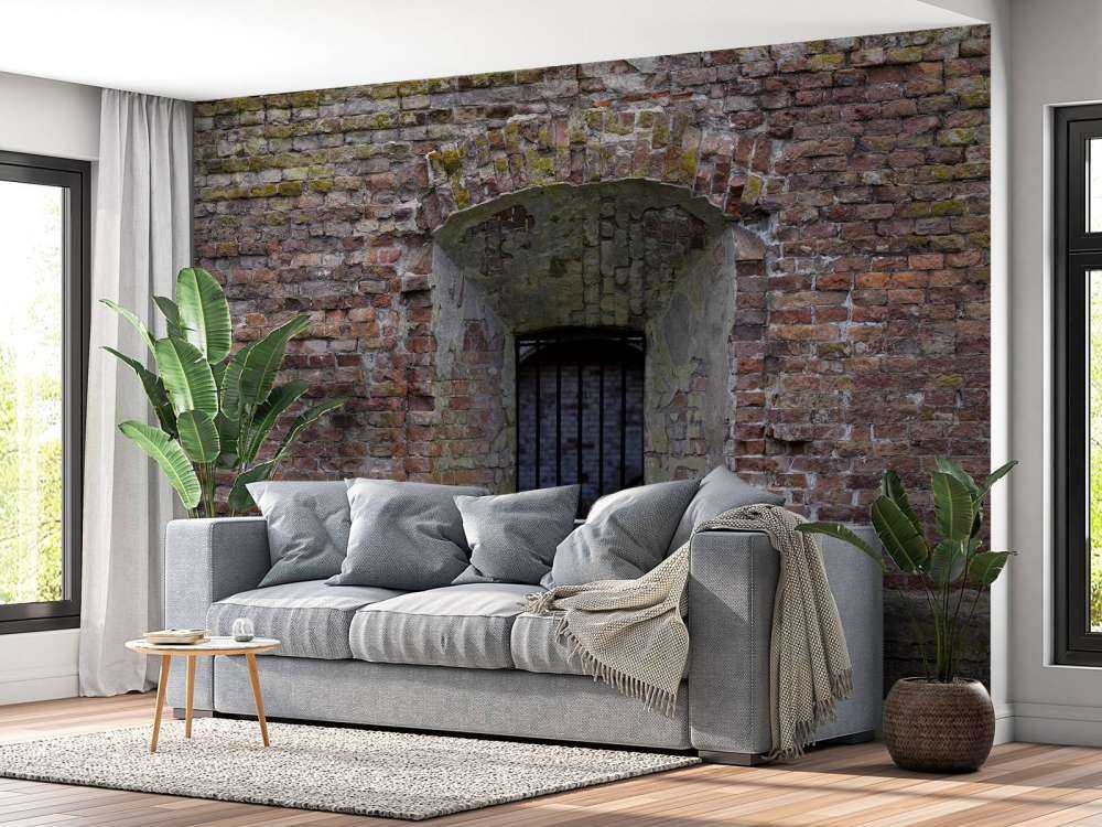 Recess in old wall