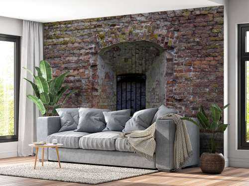 Recess in old wall