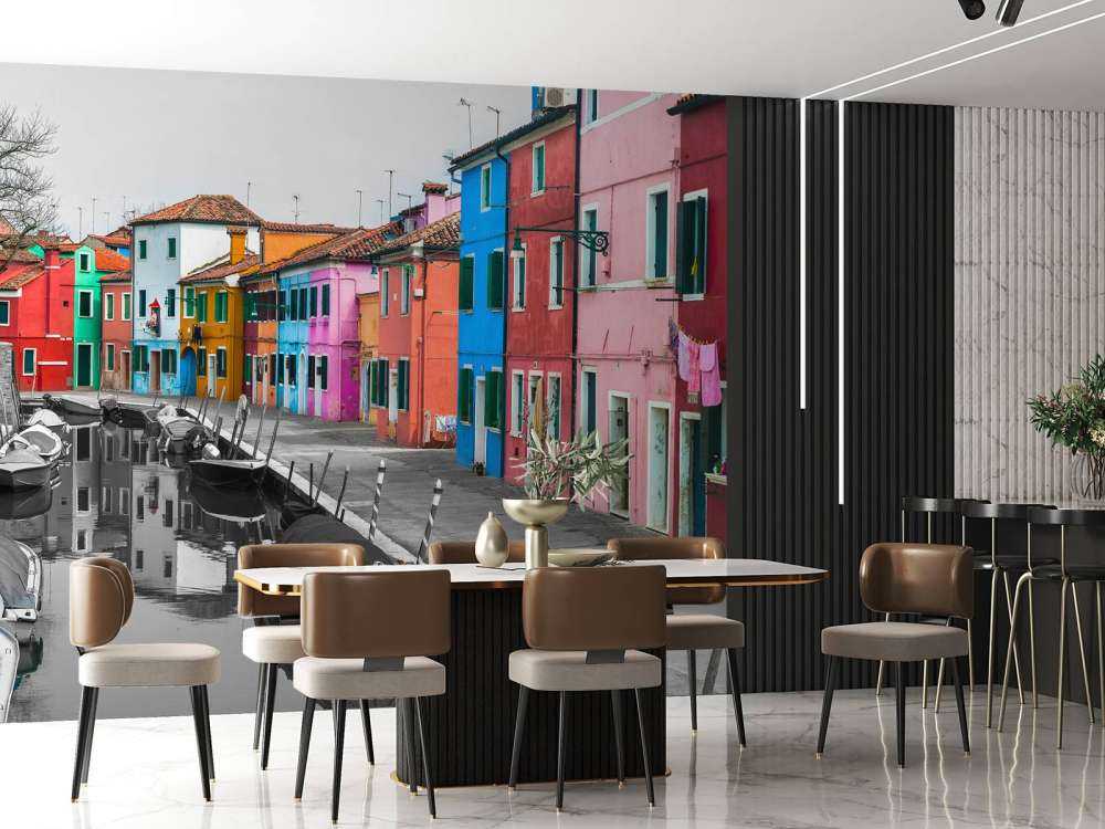 Colourful fishermen's houses