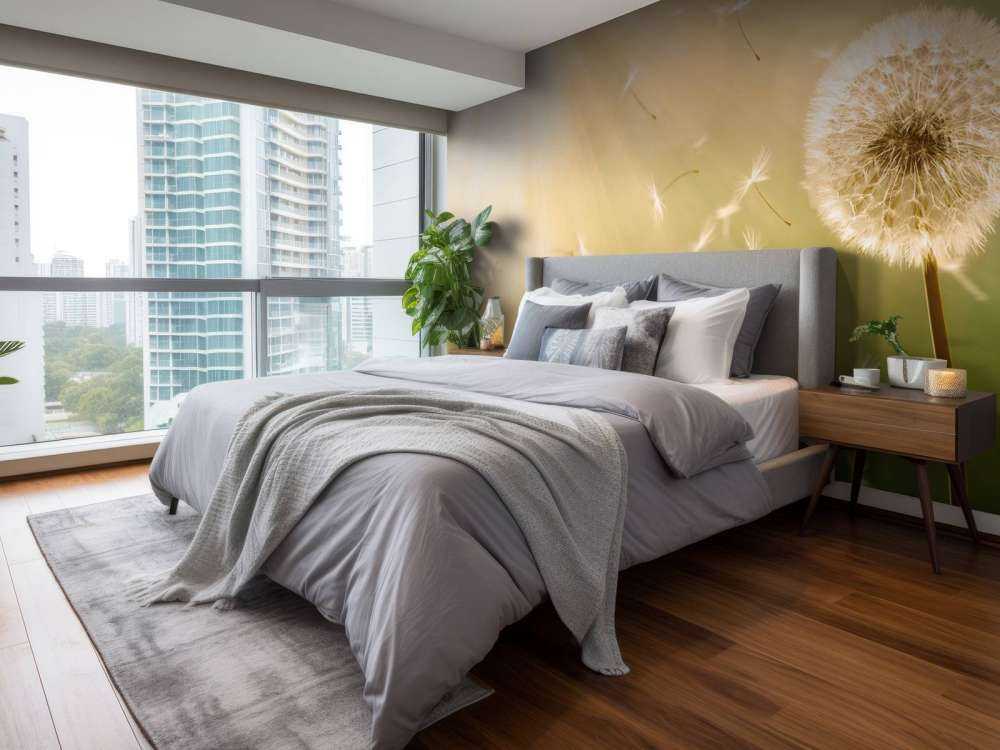 Dandelion in the wind