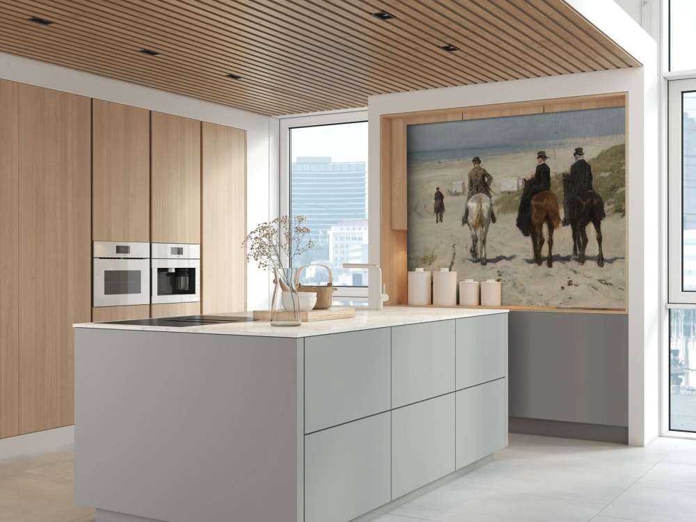 Morning ride along the beach