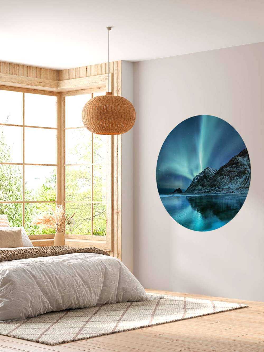 Blue northern lights