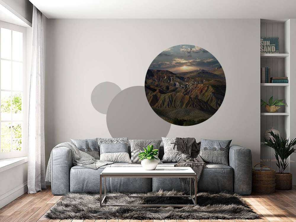 Sunset in the mountains