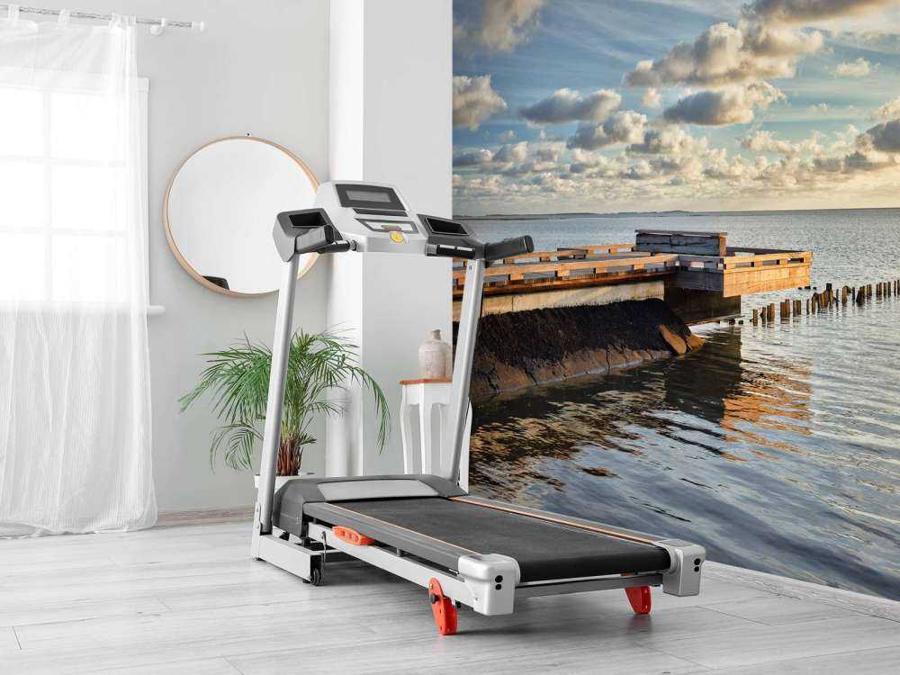 Jetty with beautiful clouds