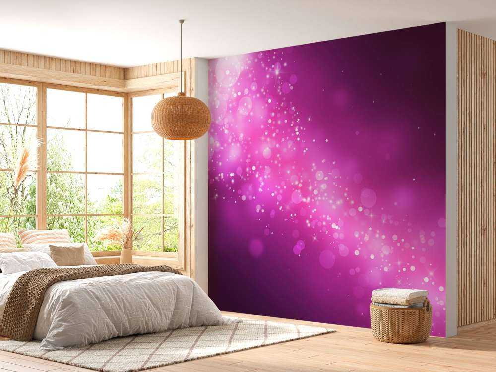 Pink glitter glitters