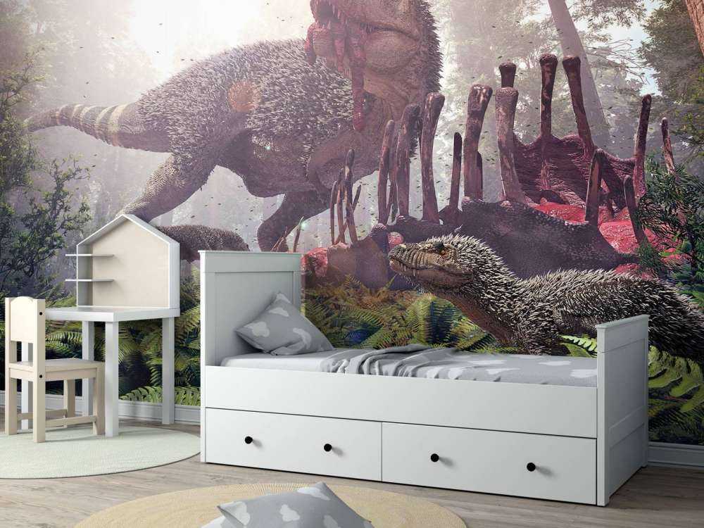 Tyrannosaurus Rex and its cubs