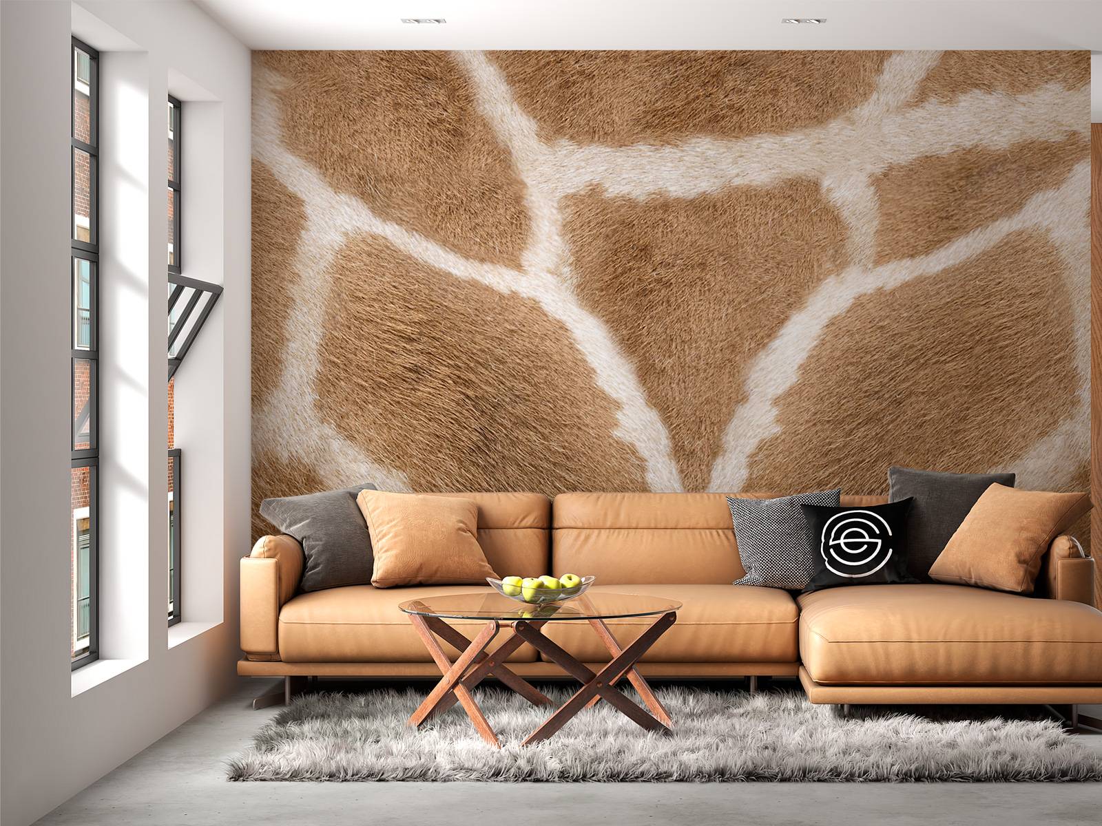 Giraffe skin